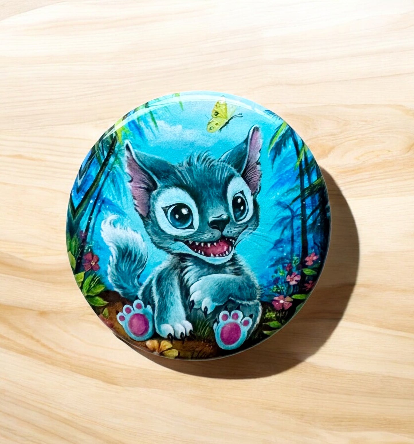 Button "Kitty Stitch"
