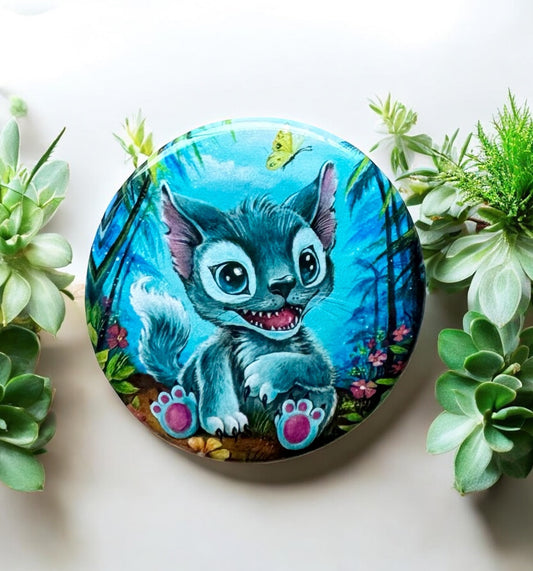 Button "Kitty Stitch"