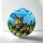 Button "Kitty Bee"