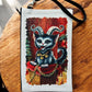 Linen Wallet "Kitty Krampus" (image on both sides)