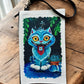 Linen Wallet "Derpy Cat" (image on both sides)