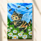 MAGNET 2"x 3" Rectangle "Kitty Bee"