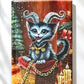 MAGNET 2"x 3" Rectangle "Kitty Krampus"