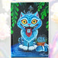 MAGNET 2"x 3" Rectangle "Derpy Cat"