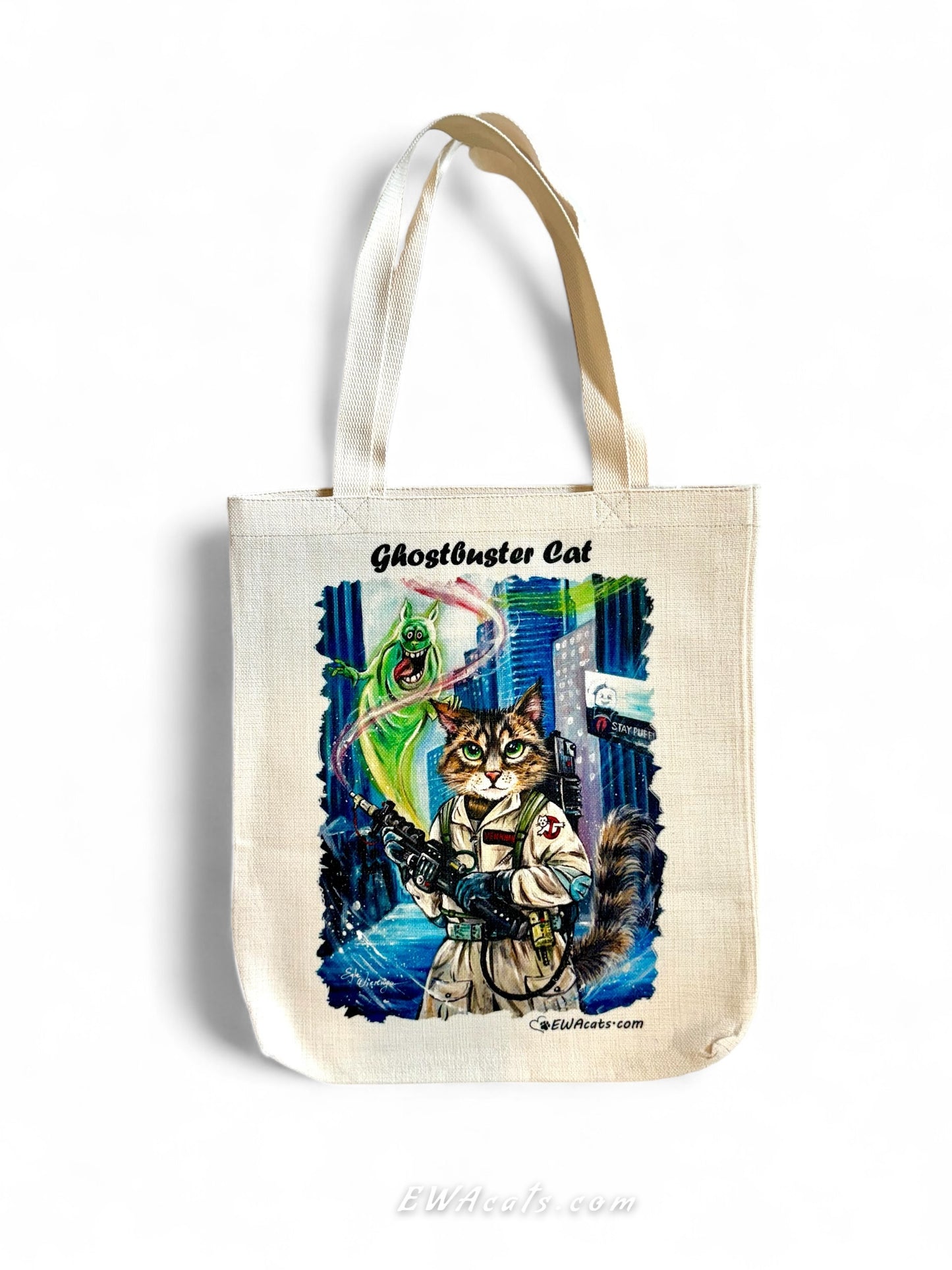 Tote Bag "Ghostbuster Cat"