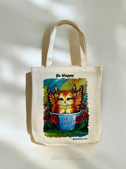 Tote Bag "Be Happy!"