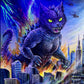Original Painting "Catzilla"