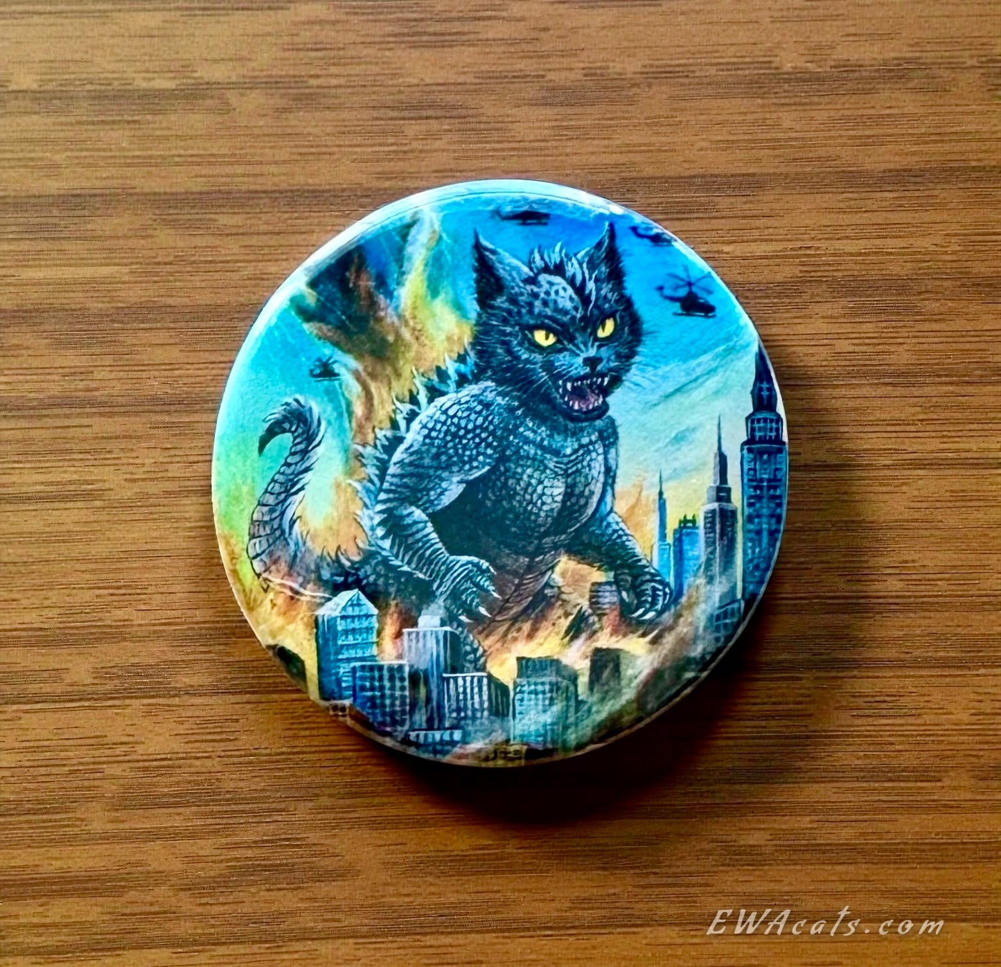 Button "Catzilla"