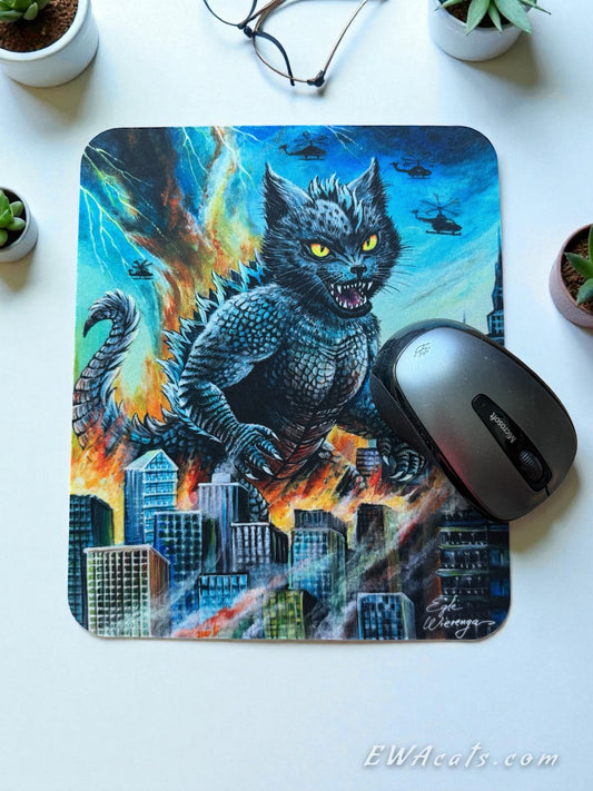 Mouse Pad "Catzilla"