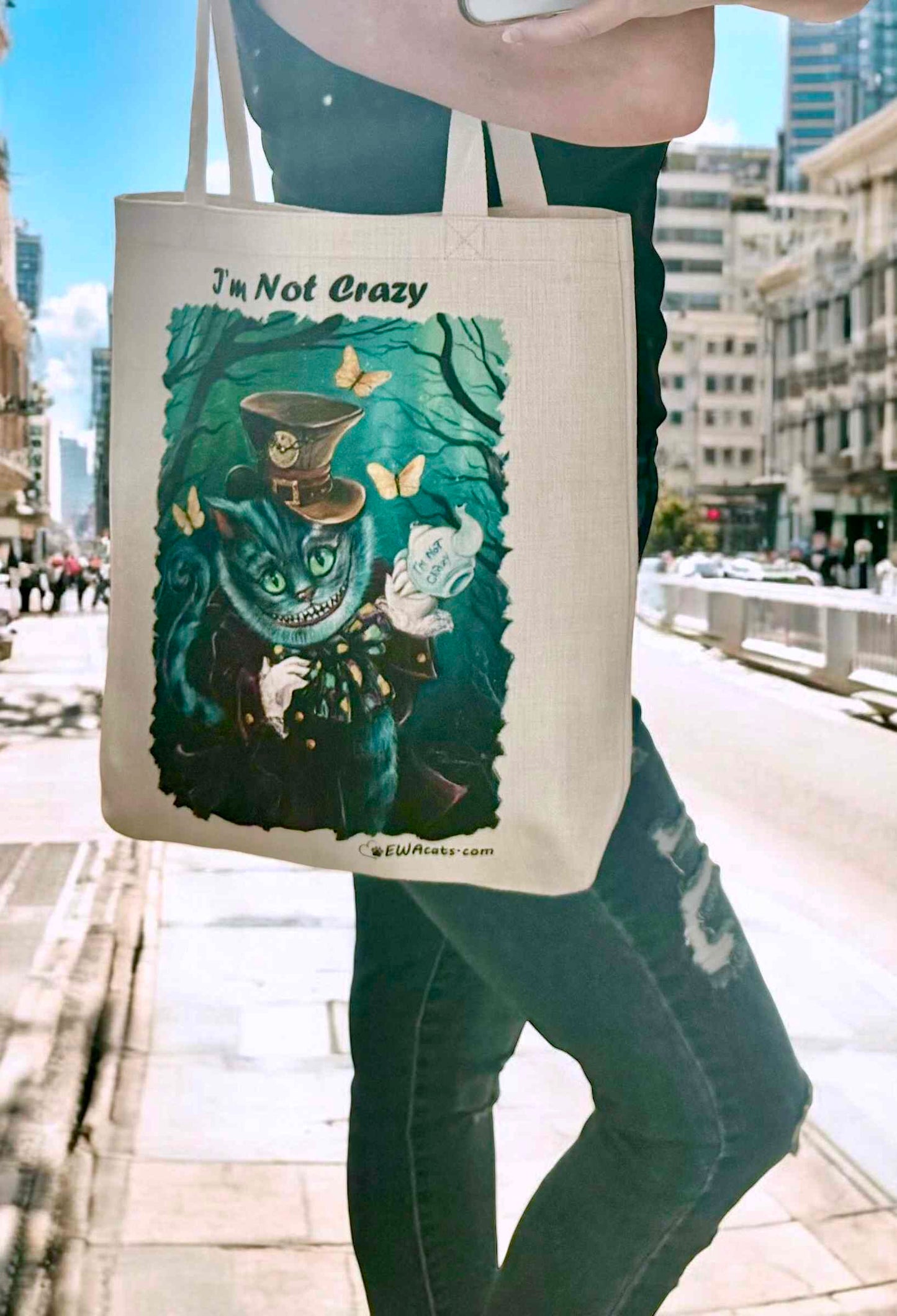 Tote Bag "I'm Not Crazy!"