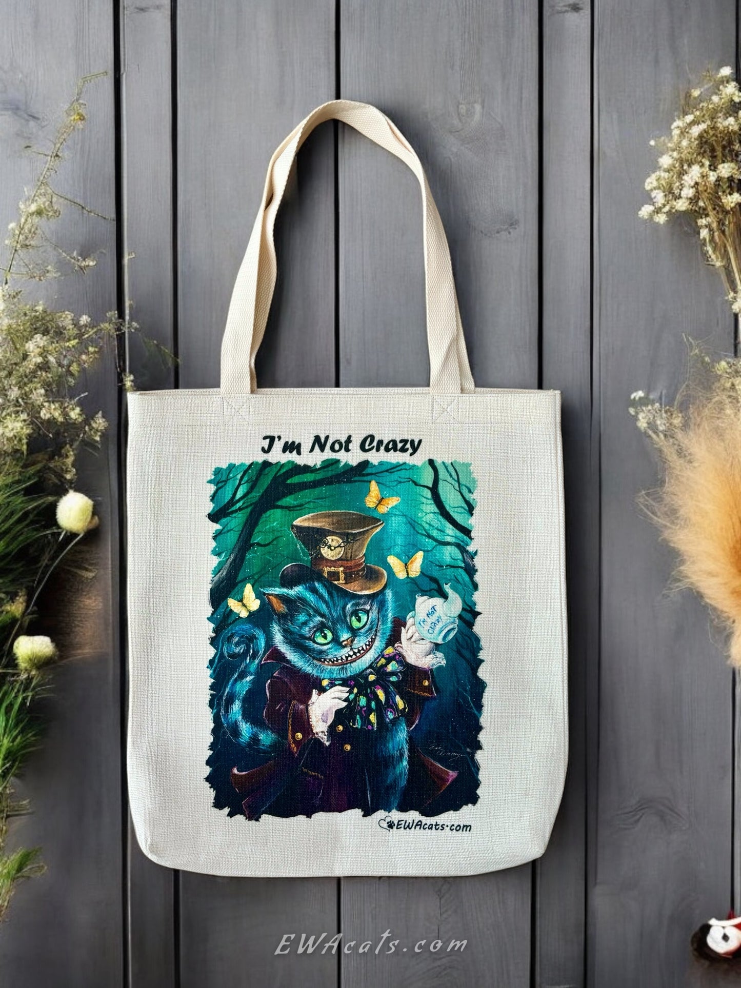 Tote Bag "I'm Not Crazy!"