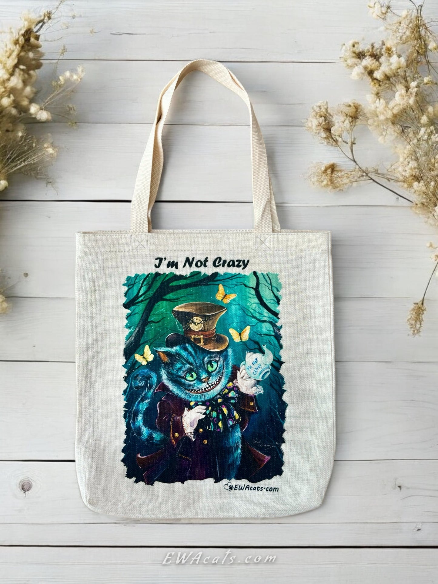 Tote Bag "I'm Not Crazy!"