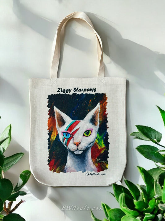 Tote Bag "Ziggy Starpaws"