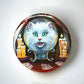 Button "Meowdame Leota"