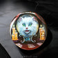 Button "Meowdame Leota"