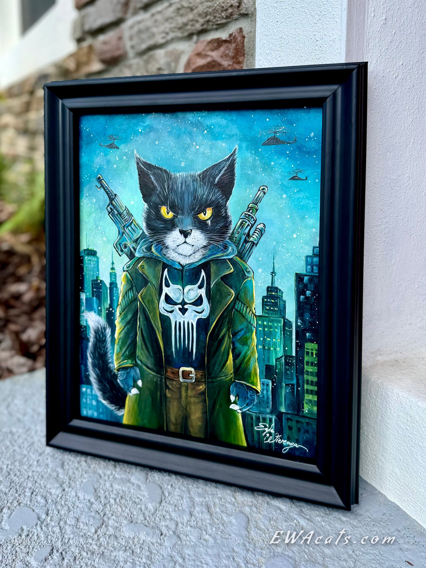 Original Painting "Purrnisher"