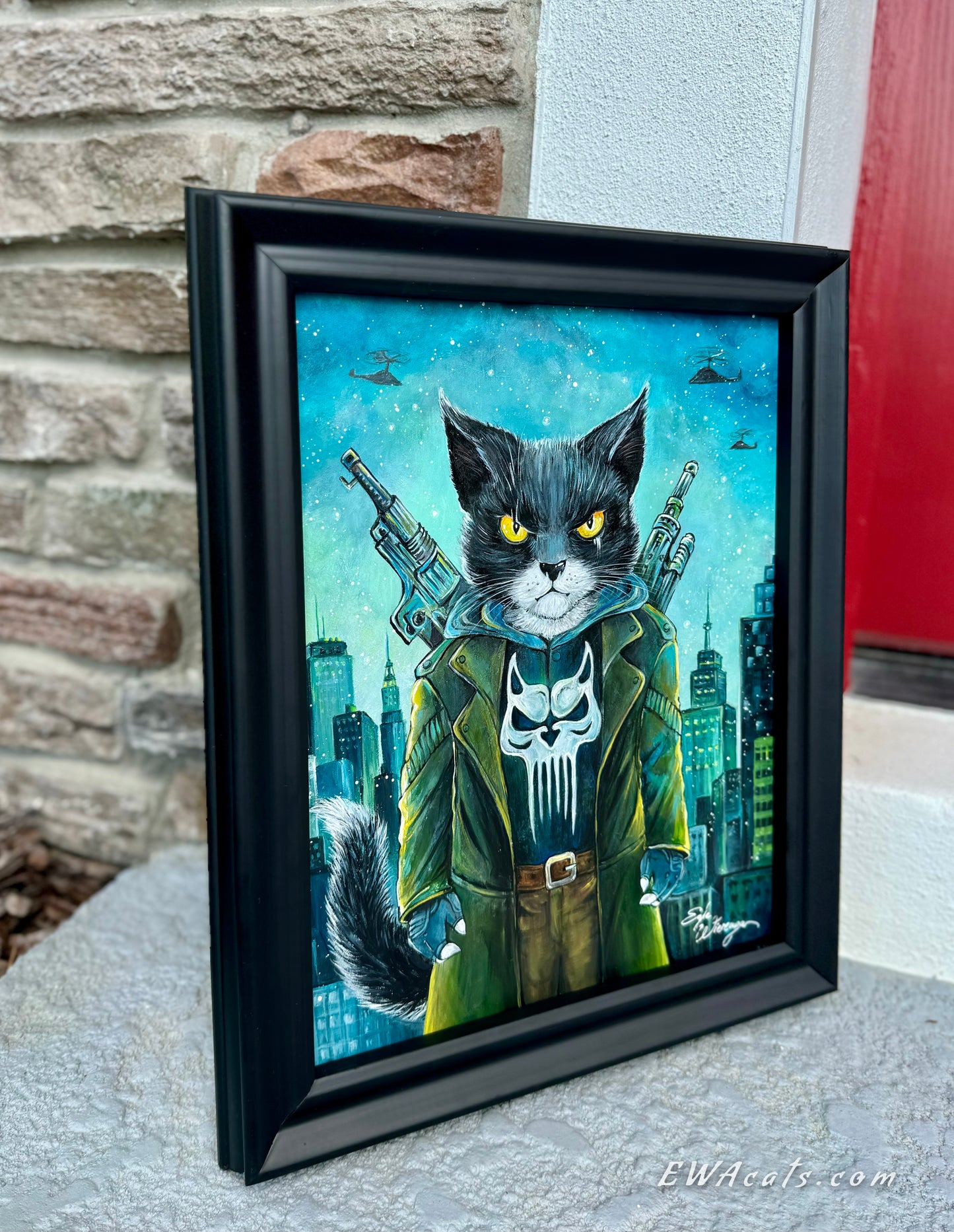 Original Painting "Purrnisher"