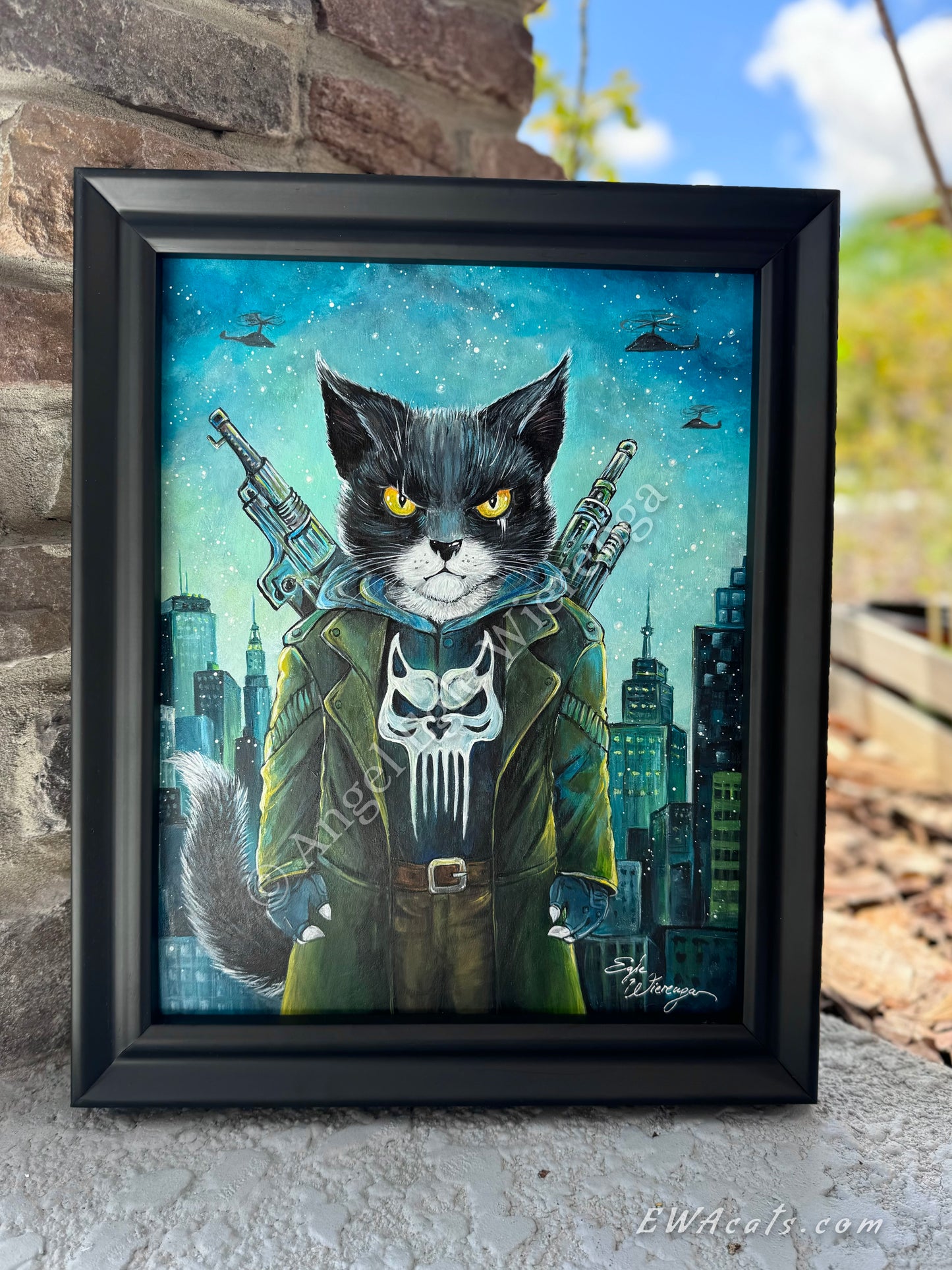 Original Painting "Purrnisher"