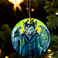 ORNAMENT Porcelain 3"x 3" Round "Meowlificent"