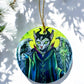 ORNAMENT Porcelain 3"x 3" Round "Meowlificent"