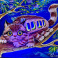 SUPREME MASTER CANVAS "Kittybus"  Limited to 5 only! (Inspired by Studio Ghibli film My Neighbor Totoro)