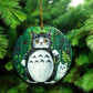 ORNAMENT Porcelain 3"x 3" Round "Catoro's Shelter"