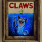 Original Painting "Claws" Inspired by movie Jaws, Glow in black light and in the dark