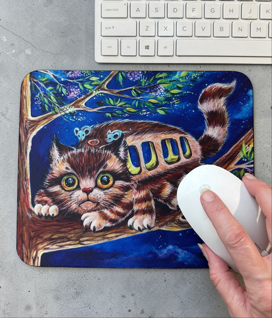 Mouse Pad "Kitty Bus"