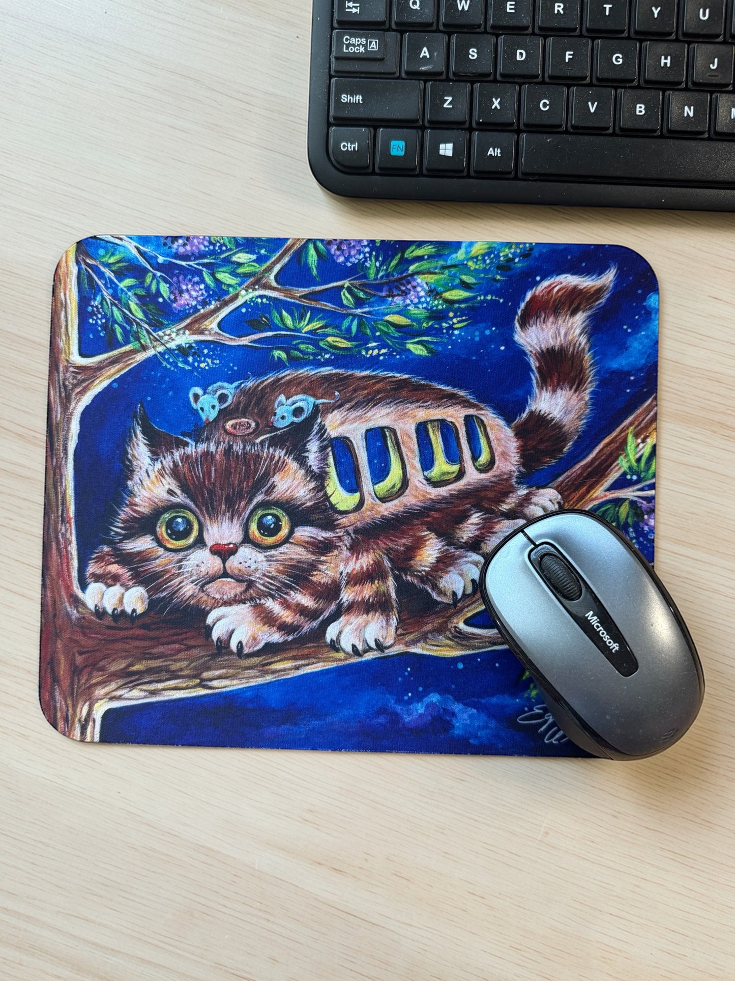 Mouse Pad "Kitty Bus"
