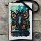 Linen Wallet "Kitty Bus"