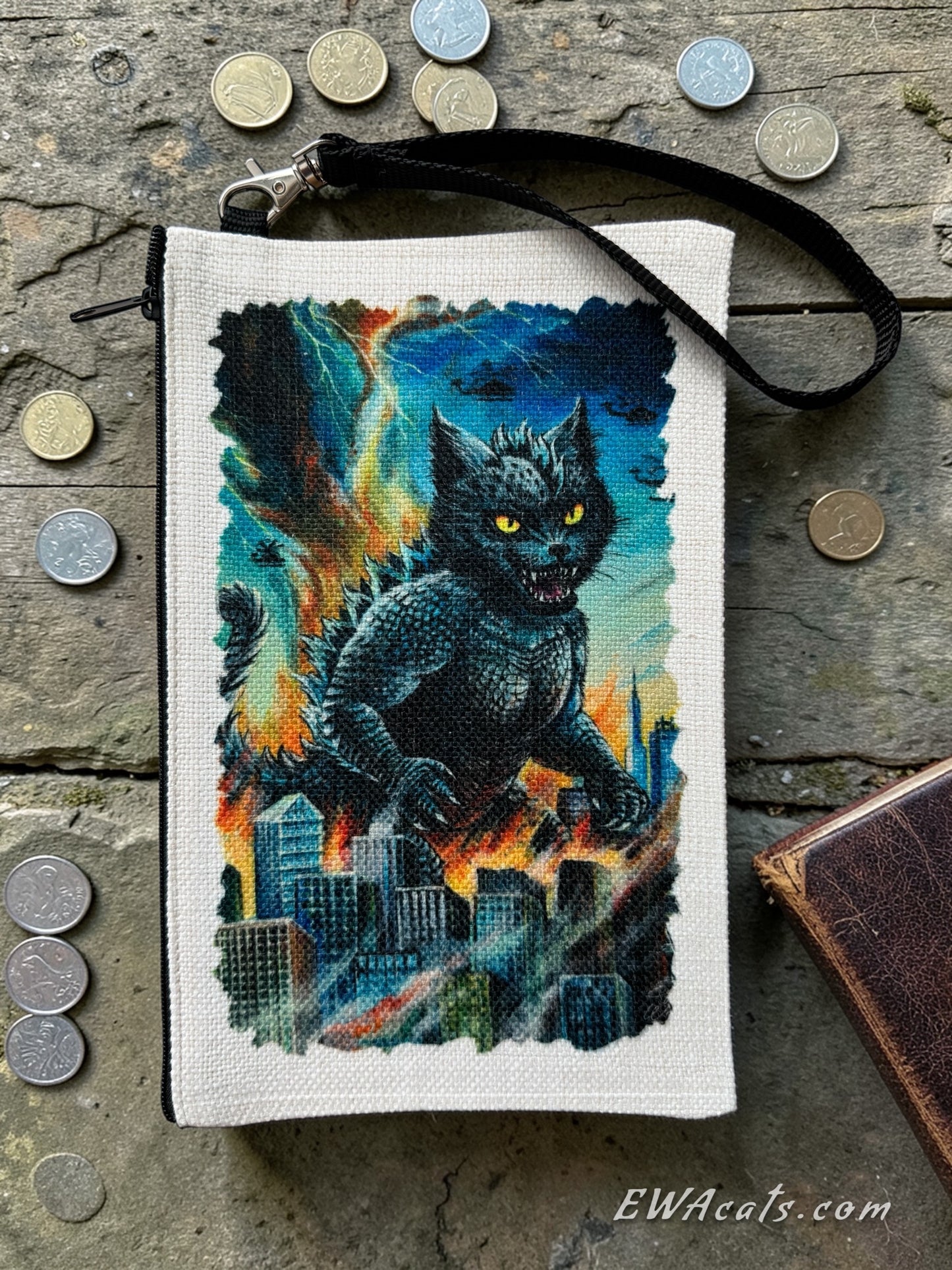 Linen Wallet "Catzilla"