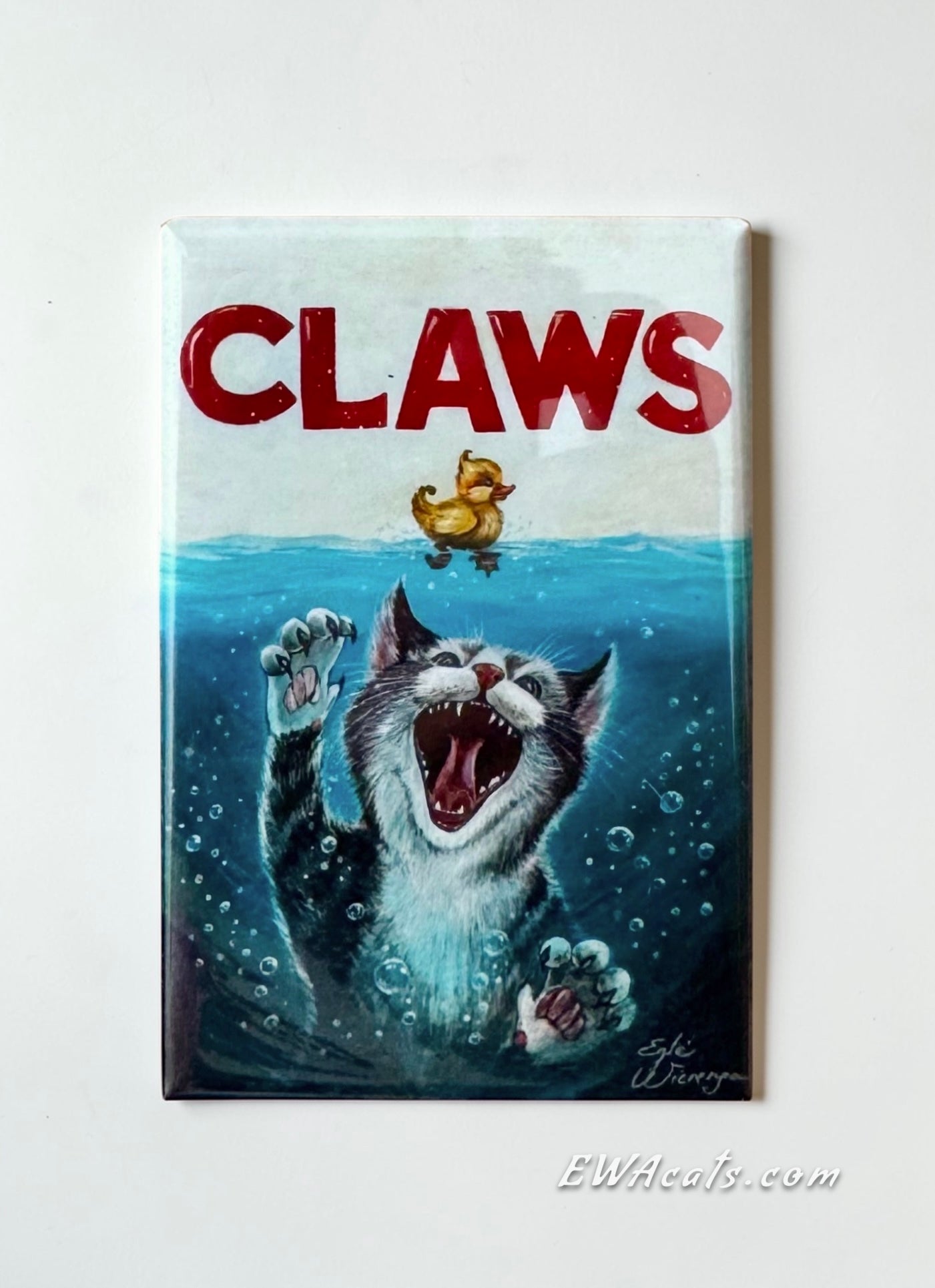 MAGNET 2"x 3" Rectangle "Claws"