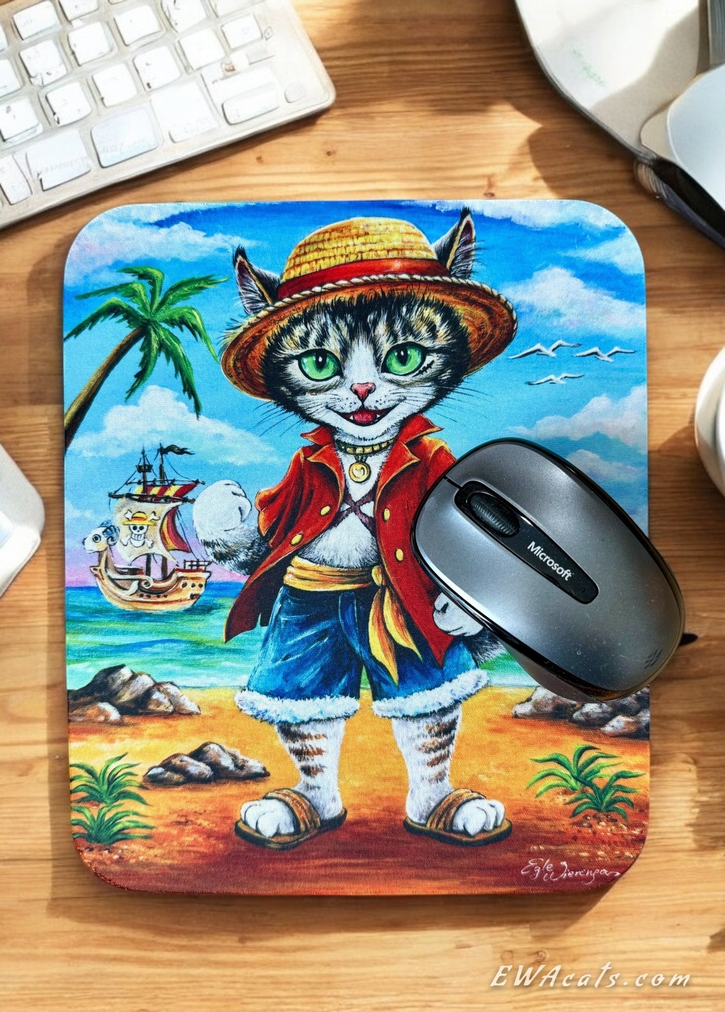 Mouse Pad "Tiffany Meowlentine"