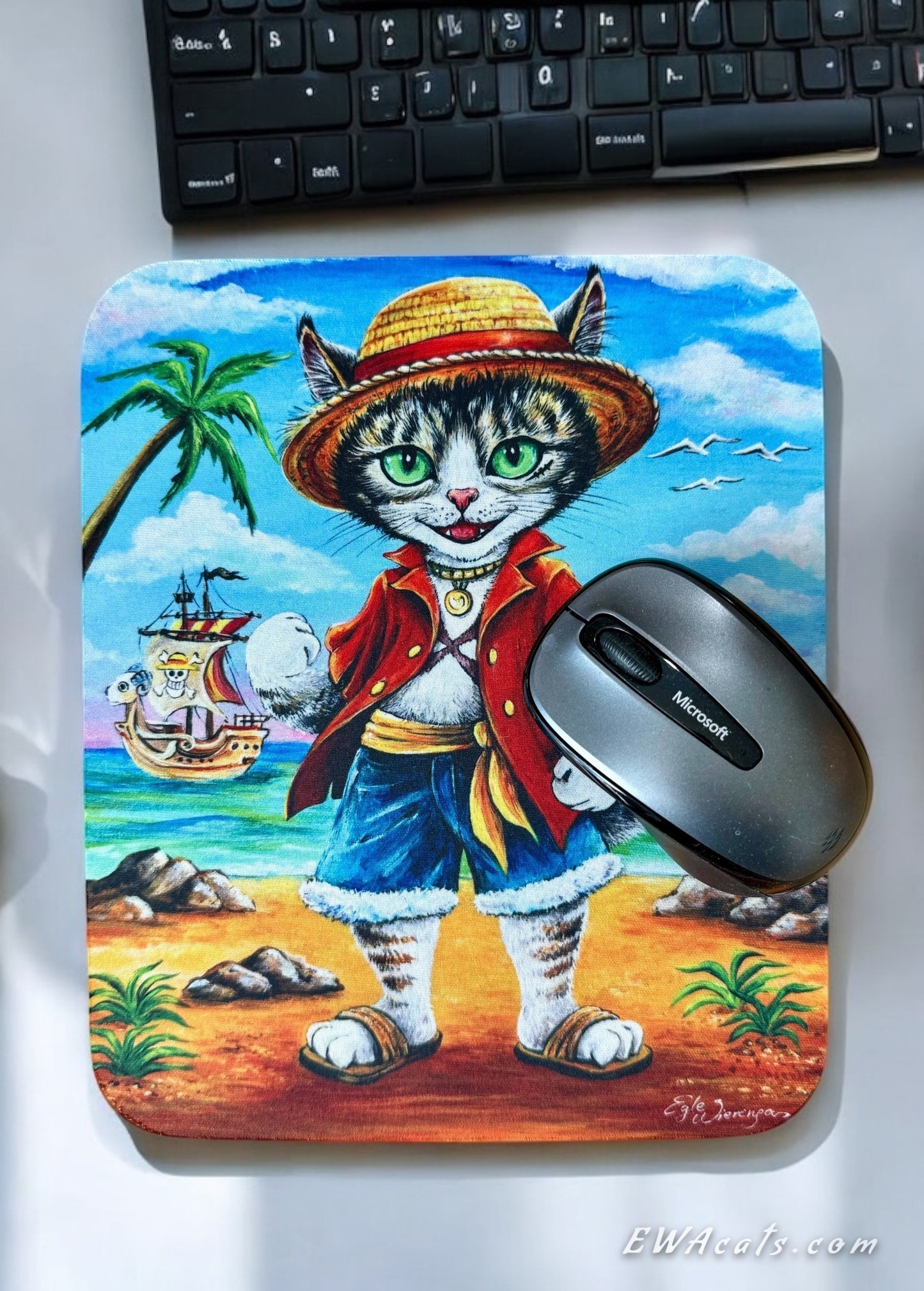 Mouse Pad "Tiffany Meowlentine"