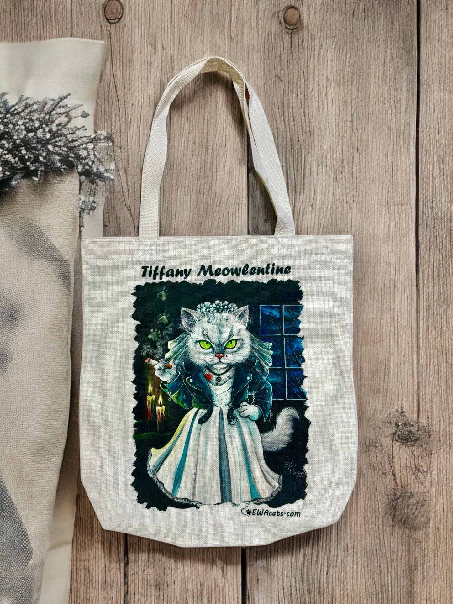 Tote Bag "Tiffany Meowlentine"