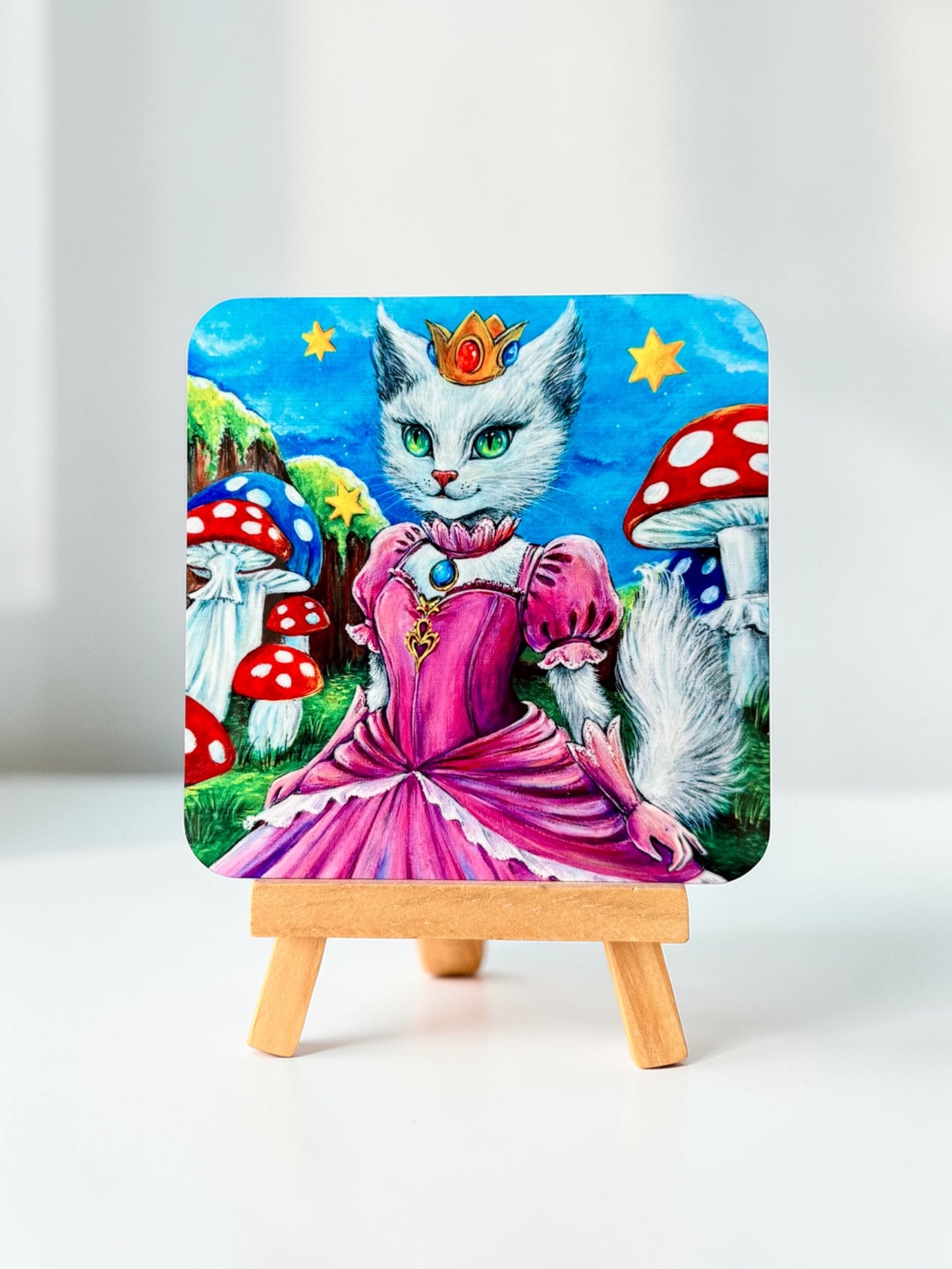 Coaster "Purrincess Peach"