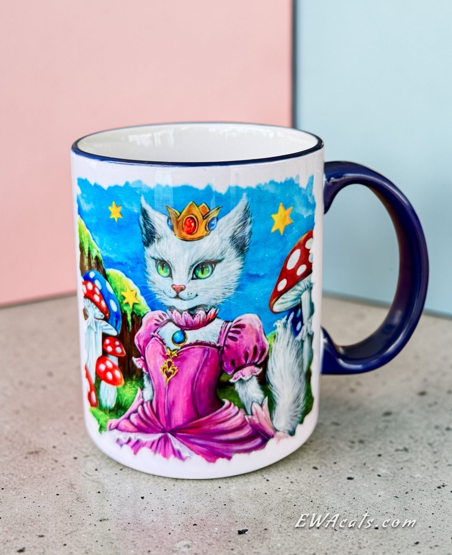 MUG "Purrincess Peach"