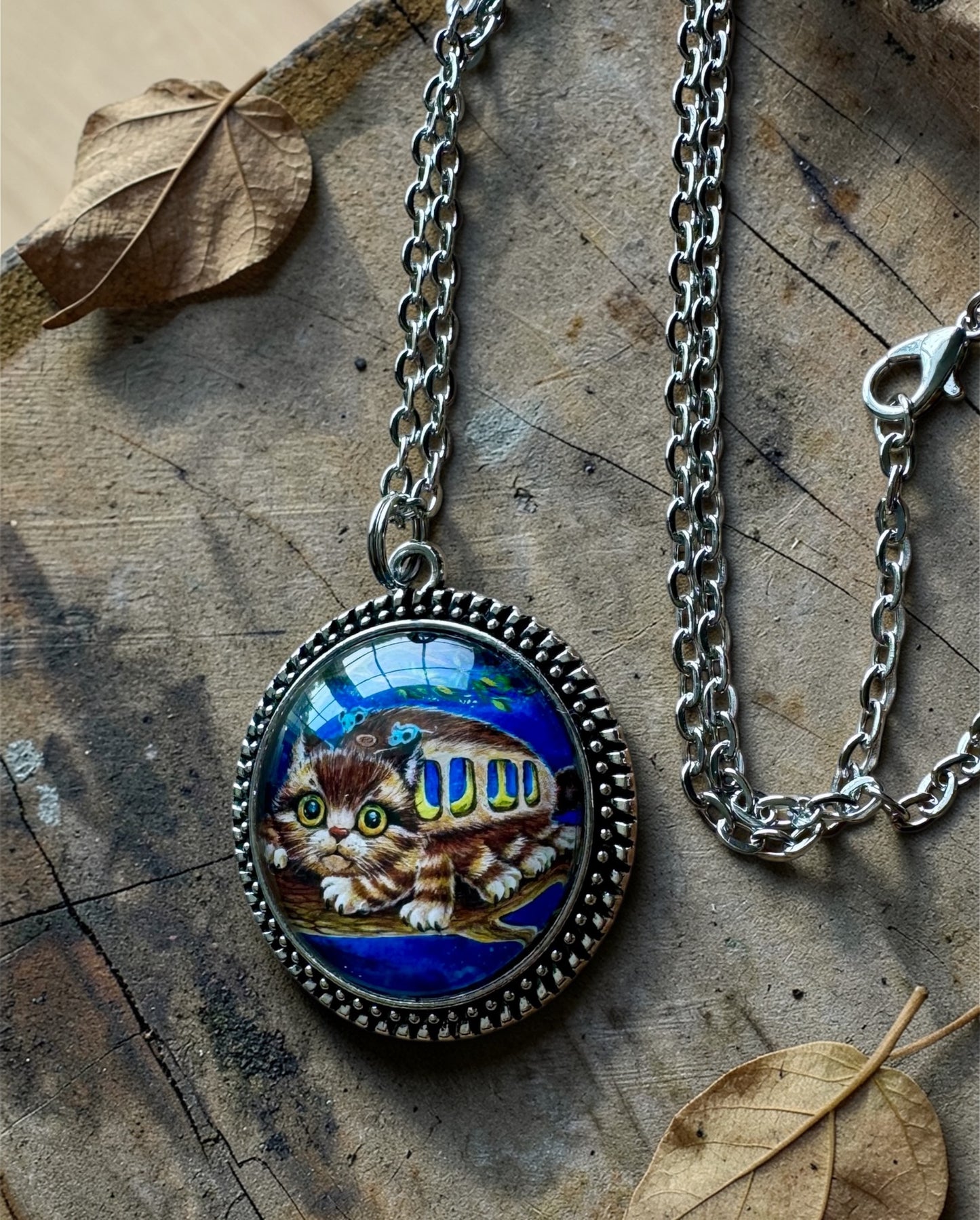 Necklace "Kitty Bus"