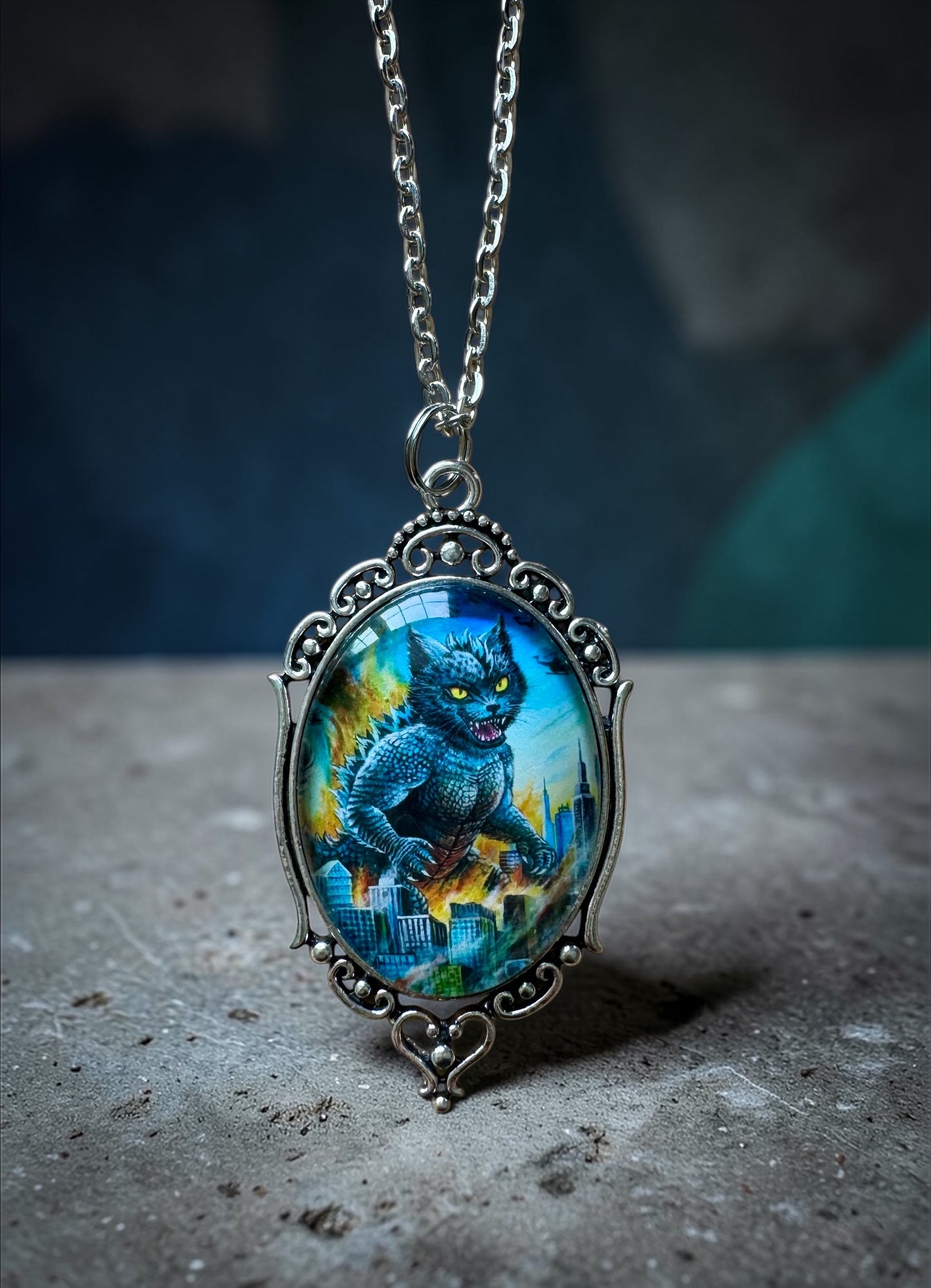 Necklace "Catzilla"