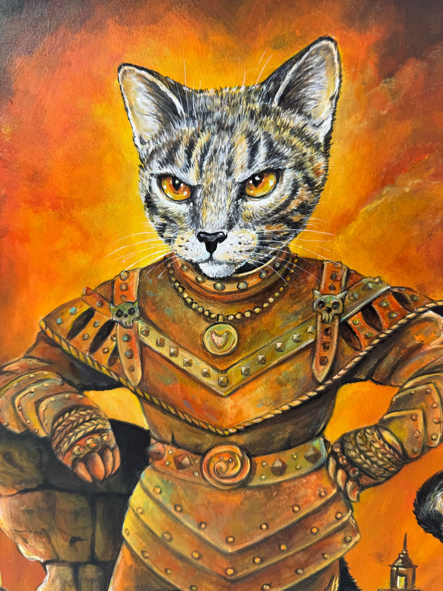 12"x 16" SUPREME MASTER CANVAS Giclee "Vigo the Catpathian" Embellished, Limited to 5 only!