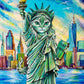 CANVAS "Statue of Lipurrty" Open Edition Canvas Giclee