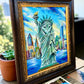 Original Painting "Statue of Lipurrty"