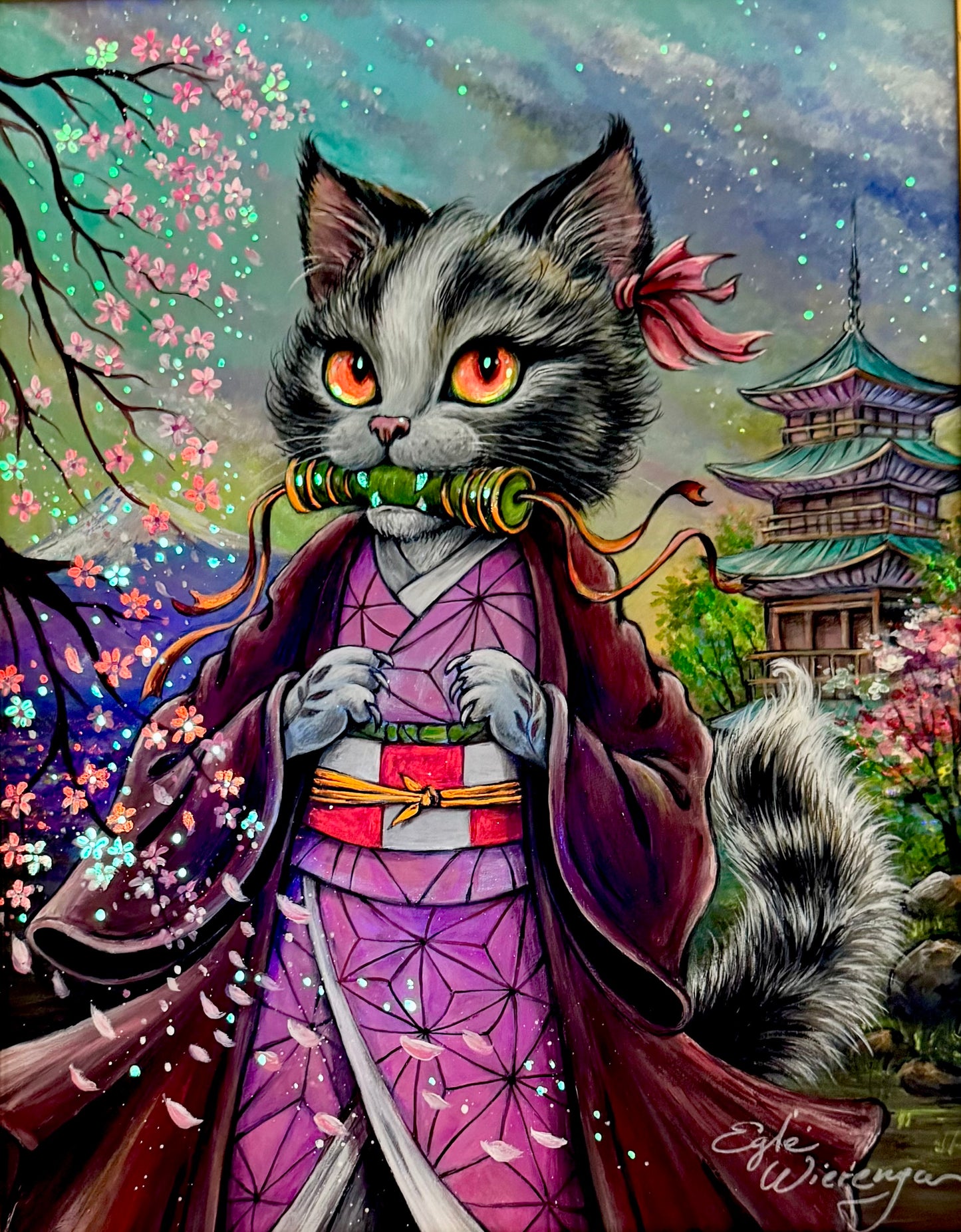 Original Painting "Meow-Zuko"