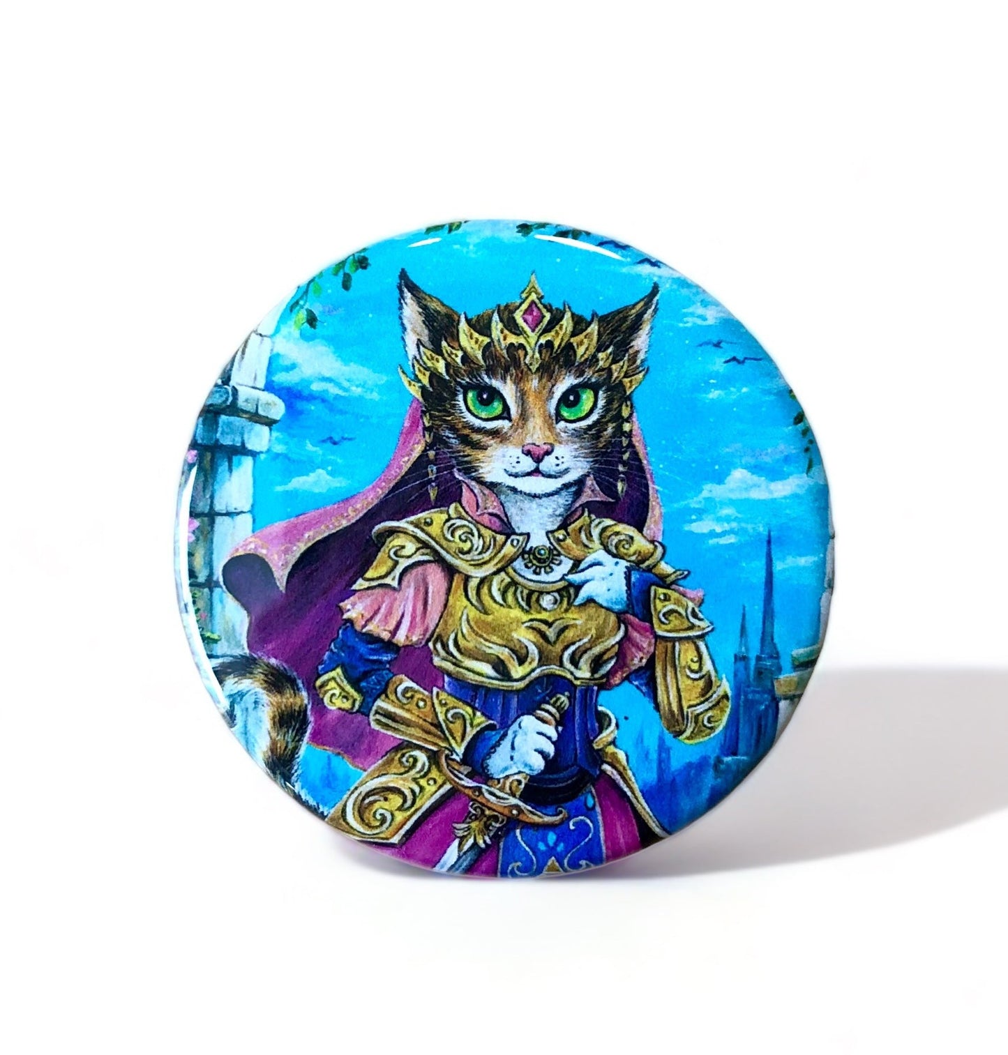 Button "Purrincess Zelda"