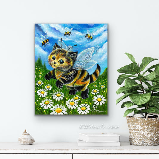 CANVAS "Kitty Bee" Open & Limited Edition