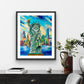 Art Print "Statue of Lipurrty"
