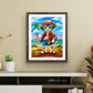Art Print "Monkey D. Fluffy"