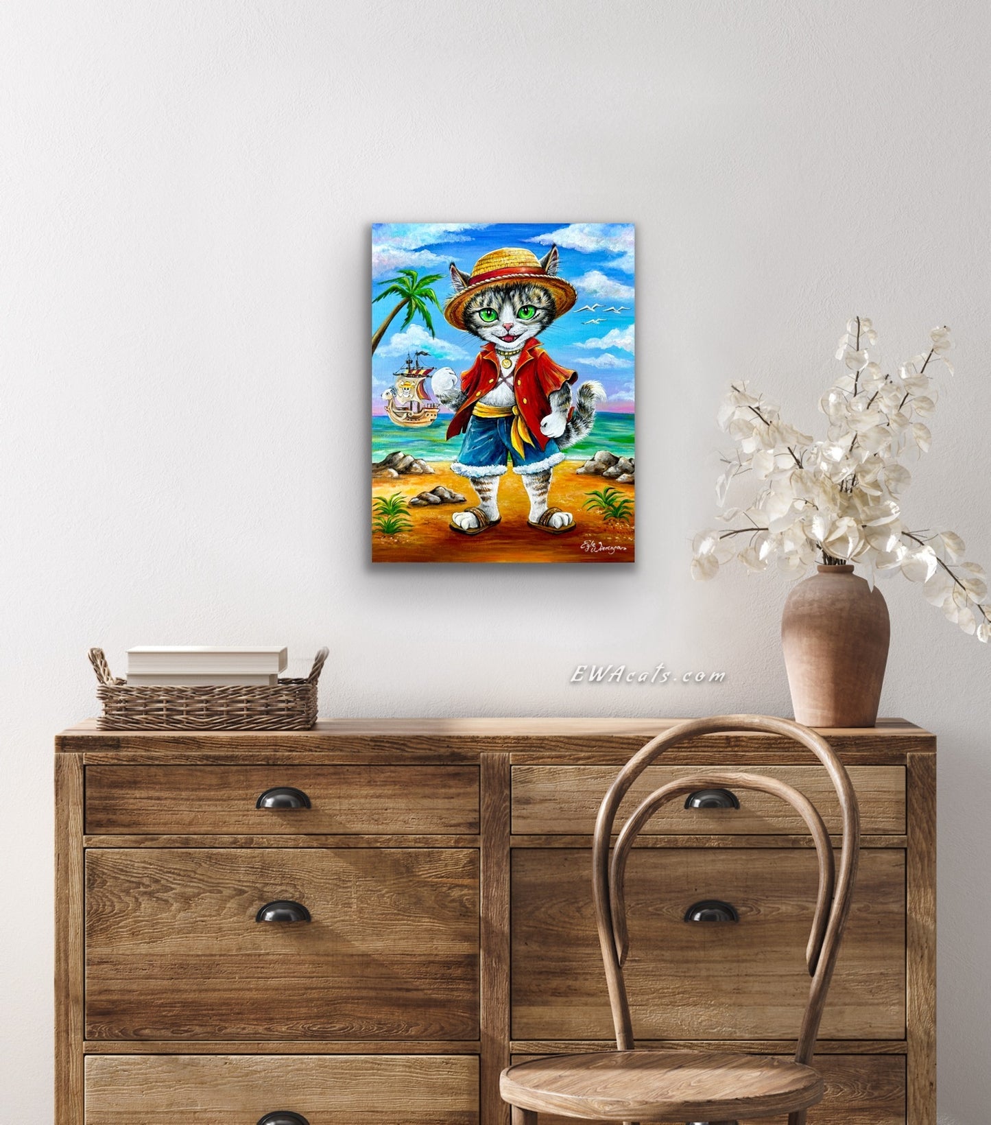 CANVAS "Monkey D. Fluffy" Open Edition Canvas Giclee