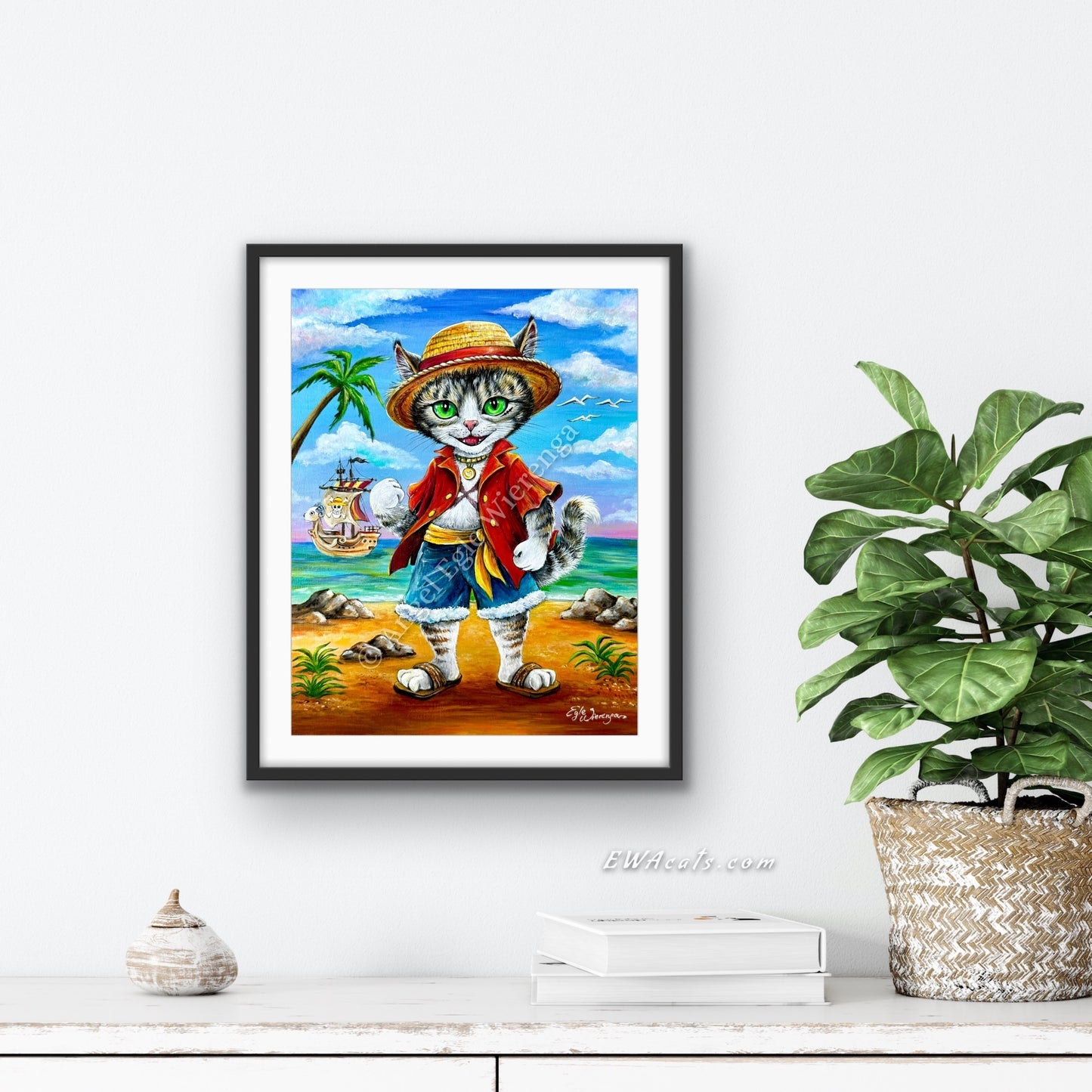 Art Print "Monkey D. Fluffy"