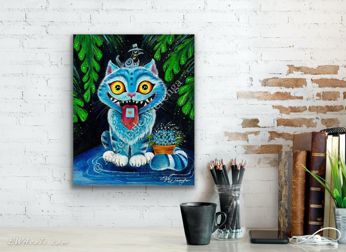 SUPREME MASTER CANVAS "Derpy Tiger Cat" Limited to 5!